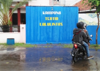 Ada Kampung Tertib Lalu Lintas di Cempaka Arum