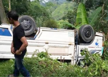 Truk Wisatawan Indramayu Terbalik di Majalengka