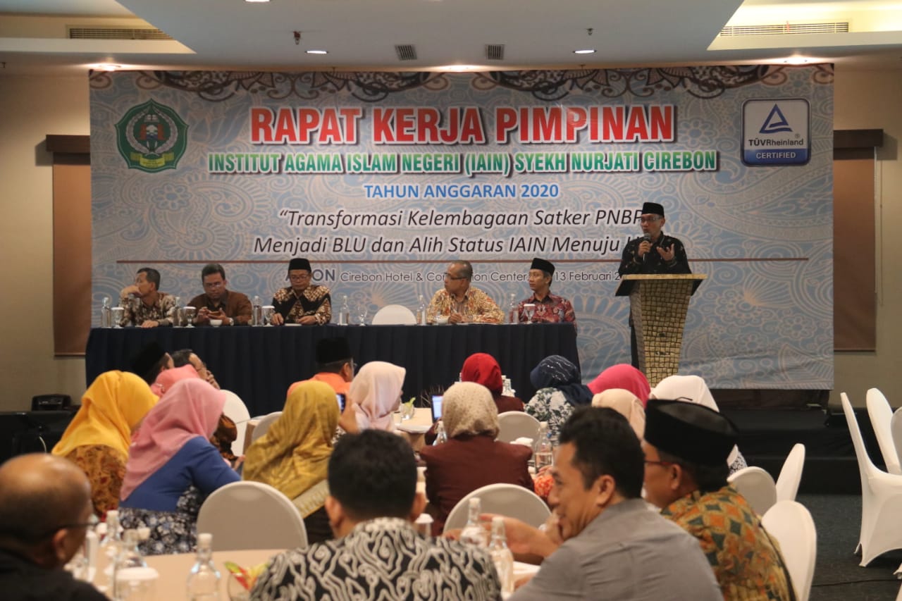 Menuju BLU dan UIN, Rakerpim IAIN Cirebon Bahas Alih Status