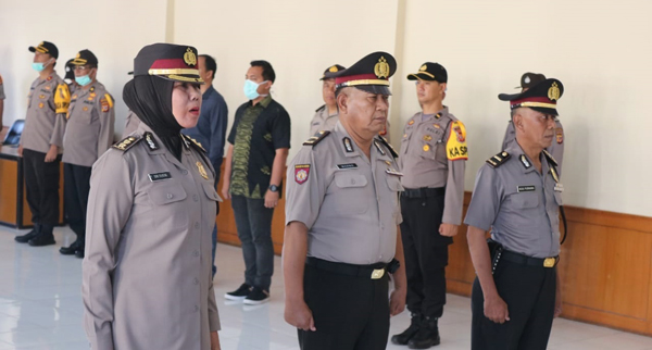 Kapolres Bismo Pelantikan Kenaikan Pangkat