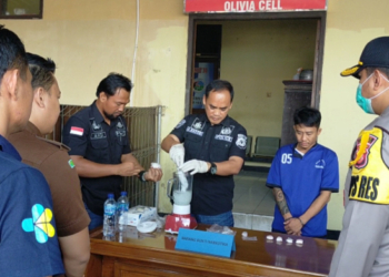 Pemusnahan Sabu-sabu di Polres Majalengka
