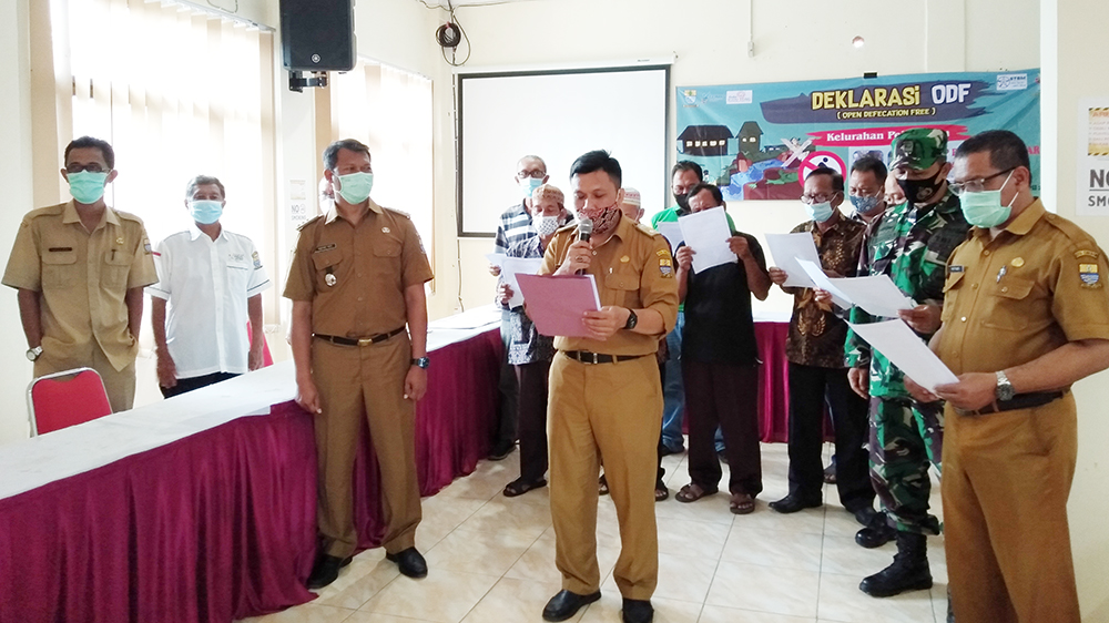 Kelurahan Pekiringan Deklarasi ODF, Klaim 100 persen Warga telah Miliki Fasilitas Jamban Sehat