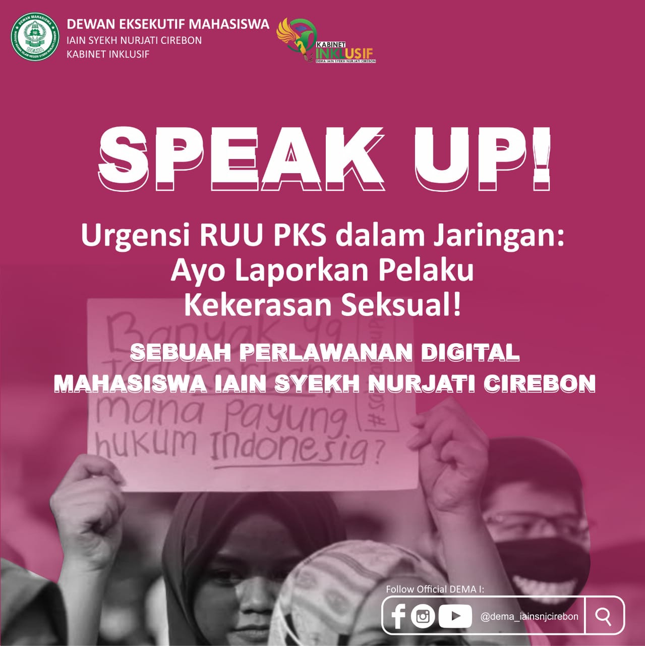 Lakukan Perlawanan, Mahasiswa IAIN Cirebon Ajak Laporkan Pelaku Kekerasan Seksual