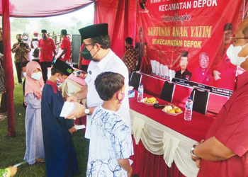 Bulan Bung Karno, PAC PDIP Depok Santuni Anak Yatim