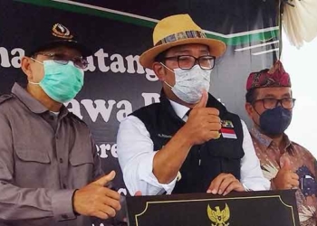 Ridwan Kamil Resmikan Penataan Jalan Perbatasan Jabar-Jateng