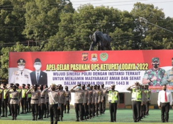 2600 Personel Gabungan Siap Amankan Mudik Lebaran, Pos Pengamanan Sediakan Vaksinasi Booster