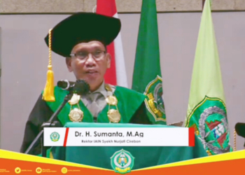 Pesan Rektor Sumanta di Wisuda XXIV IAIN Cirebon