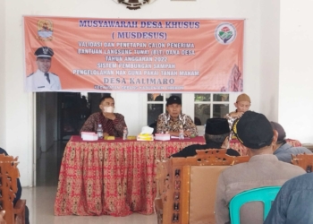 Pemdes Kalimaro Gelar Musdesus
