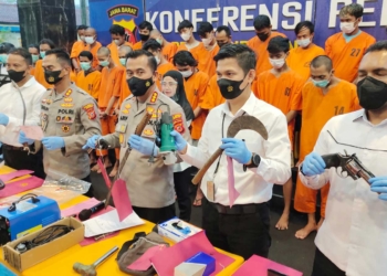 Polresta Cirebon Tangkap 60 Tersangka, Geng Motor Terbanyak