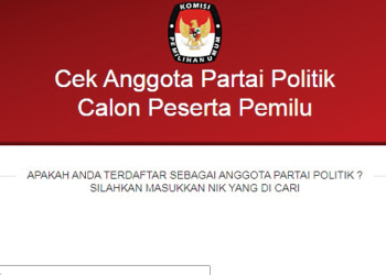 Tangkapan-layar-laman-KPU-untuk-mengecek-kepesertaan-anggota-partai-politik