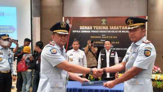 Lapas Majalengka Berganti Pimpinan