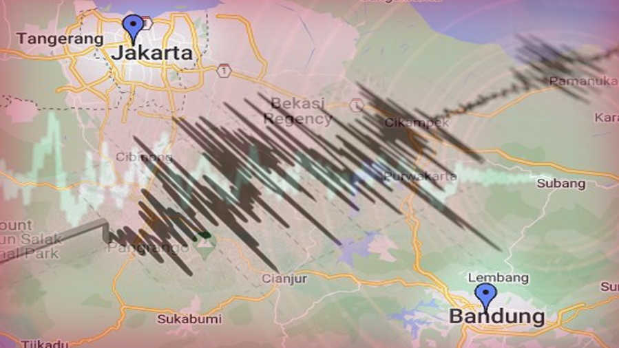 INFO GEMPA HARI INI! Jakarta dan Bandung Diguncang Gempa, Gempa Darat Berpusat di Cianjur, Getarannya Kencang Hingga Terasa Sampai Bogor hingga Sukabumi