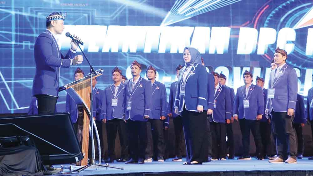 AHY Yakin Demokrat Menangkan Pemilu 2024, 27 DPC Demokrat se-Jawa Barat Dilantik, Kota Cirebon Siap Laksanaka Amanat Ketum