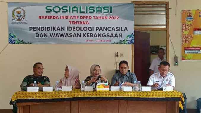 DPRD Kabupaten Cirebon Sosialisasi Raperda Pendidikan Ideologi Pancasila