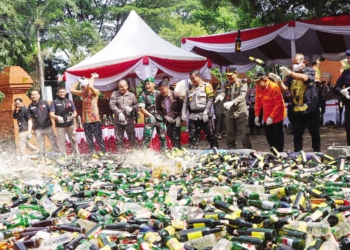 Razia Miras akan Terus Dilakukan, Upaya Minimalisasi Pemicu Tindak Kriminalitas di Kabupaten Cirebon