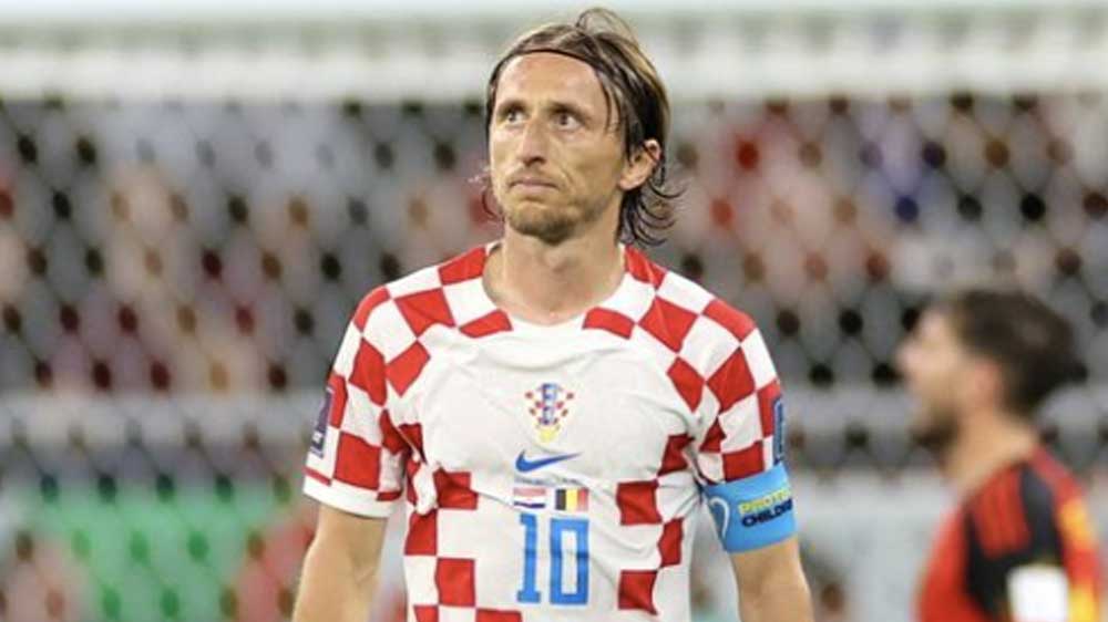 Kapten Kroasia, Luka Modric Tampil Menawan, Peluk Messi dan Menangis di Pundak Angel Di Maria