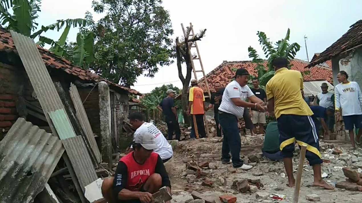 Baznas Rehab Rumah Milik Warga Panggangsari, Sudah Bertahun-tahun Tak Tersentuh Bantuan