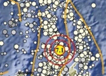 Baru Saja, Sulawesi Utara Digunjang Gempa Besar M 7,1