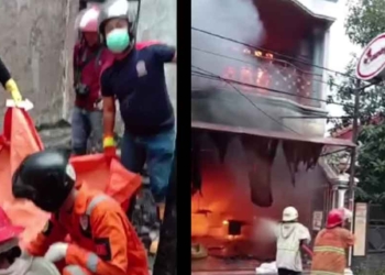Kebakaran Laundry di Cirebon, 1 Pegawai Tewas, 2 Selamat Lompat dari Lantai 2