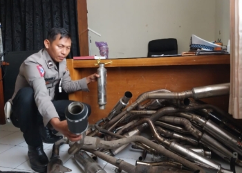Sat Lantas Polresta Cirebon Kembali Tingkatkan Razia Knalpot Bising Jelang Ramadan