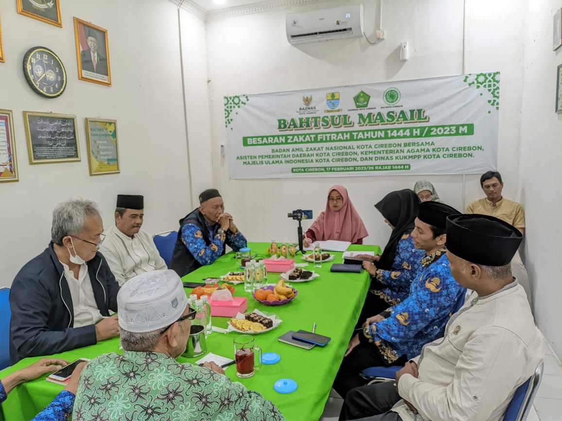 Baznas Kota Cirebon Sepakat, Besaran Zakat Fitrah, 2,8 Kilogram Beras, Uang Rp42 Ribu