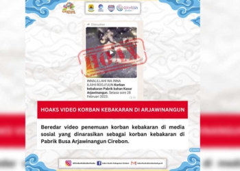 Viral di Media Sosial dan Grup WhatsApp, Video Korban Kebakaran Pabrik Busa Arjawinangun Hoaks