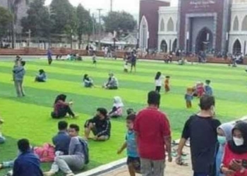 Angabuburit, Alun-alun Majalengka Jadi Tempat Favorit Menunggu Bedug Magrib