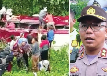 Sopir dan Kernet Bus Kecelakaan di Obyek Wisata Guci Tegal Jadi Tersangka dan Ditahan, Begini Alasannya