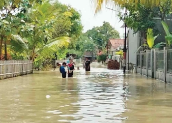 Kecamatan Waled Cirebon Diterjang Banjir, Ribuan Rumah di Lima Desa Terendam Luapan Sungai Ciberes