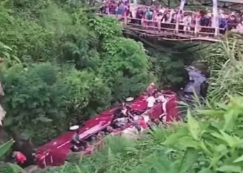 Kecelakaan Maut di Guci Tegal, Sopir Sudah Tarik Tuas Rem, Bus Meluncur Berputar Bebas