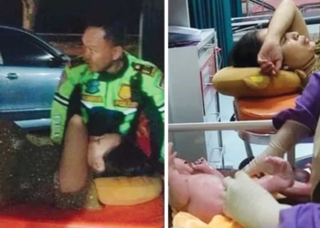 Wanita Melahirkan di Tol Cipali saat Puncak Arus Balik