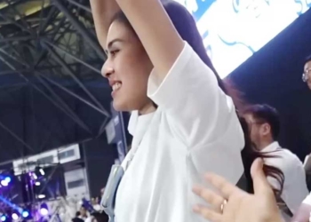 Cuekin Isu Perselingkuhan, Sahnaz Sadiqah Nonton Tenis Bareng Jeje Govinda, Sempat Lompat Kegirangan