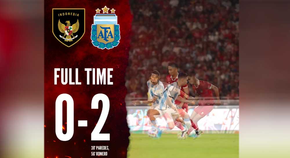 Hasil Akhir Indonesia Vs Argentina Sama Dengan Australia