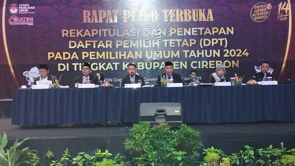 KPU Kabupaten Cirebon Tetapkan DPT Pemilu 2024 Sebanyak 1,7 Juta Pemilih