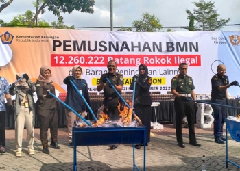 12 Juta Rokok Ilegal Dimusnahkan, Majalengka dan Kuningan Jadi Penyumbang Terbanyak