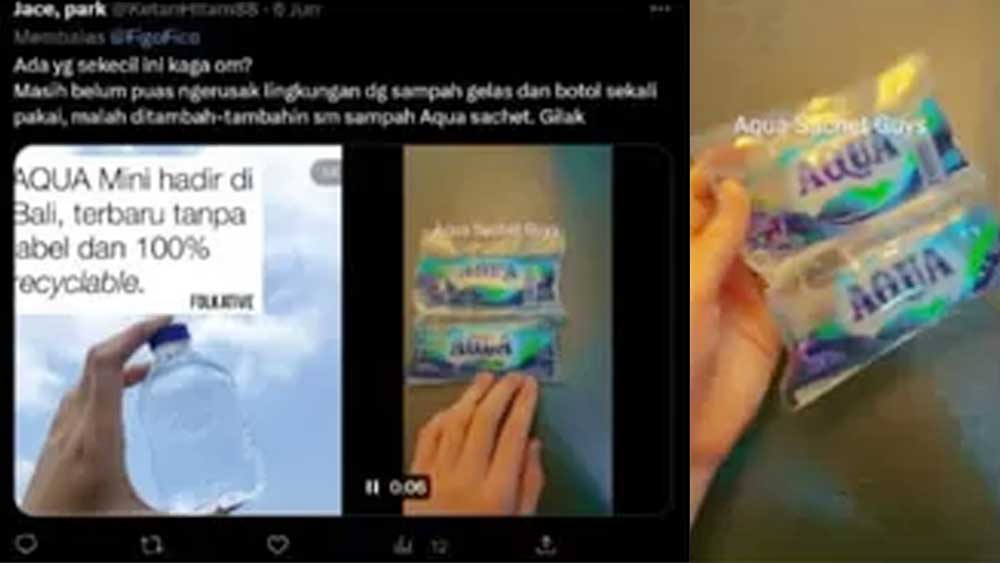 Viral Aqua Sachet, Begini Penjelasannya