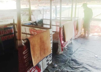 Warung Tenda “Mesum” Stadion Bima Cirebon Meresahkan, Tampak Biasa dari Luar di Dalam Ada Sekat Layaknya Kamar
