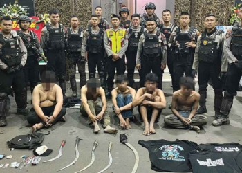 5 Pemuda Bawa Celurit Diduga Hendak Tawuran di Cirebon Diamankan