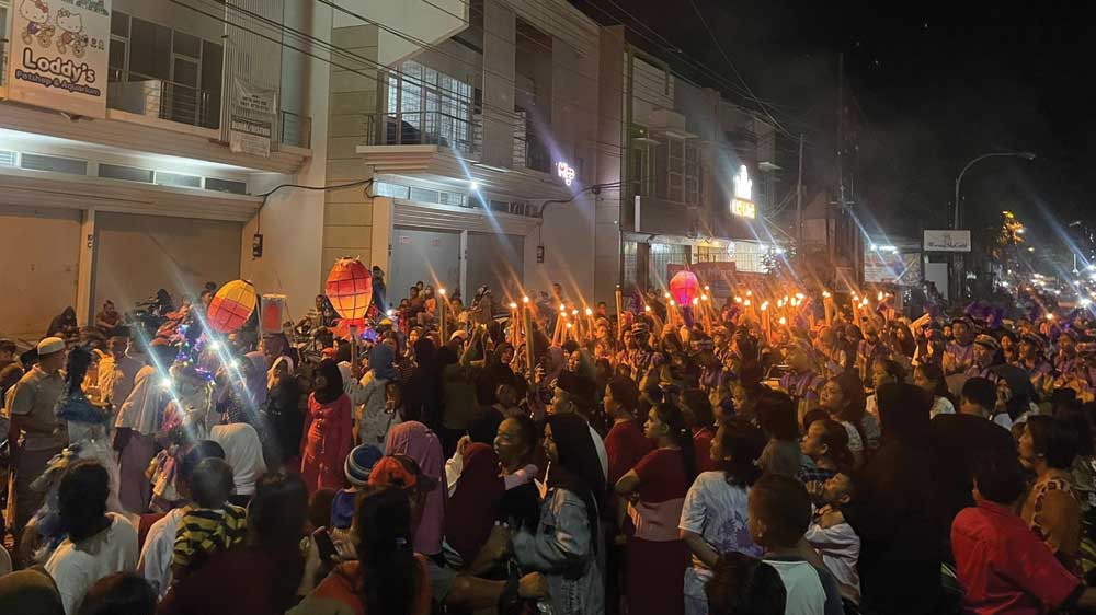 Ribuan Warga Cangkol dan Mahasiswa IAIN Cirebon Meriahkan Peringatan 1 Muharam