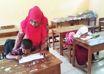 SDN Mulyasari Losari Cirebon Hanya Dapat Satu Murid, Jumlah Murid Kelas I sampai VI hanya Ada 18