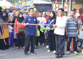 Karang Taruna Tunas Harapan Desa Sindangjawa Cirebon Adakan Jalan Santai Kemerdekaan