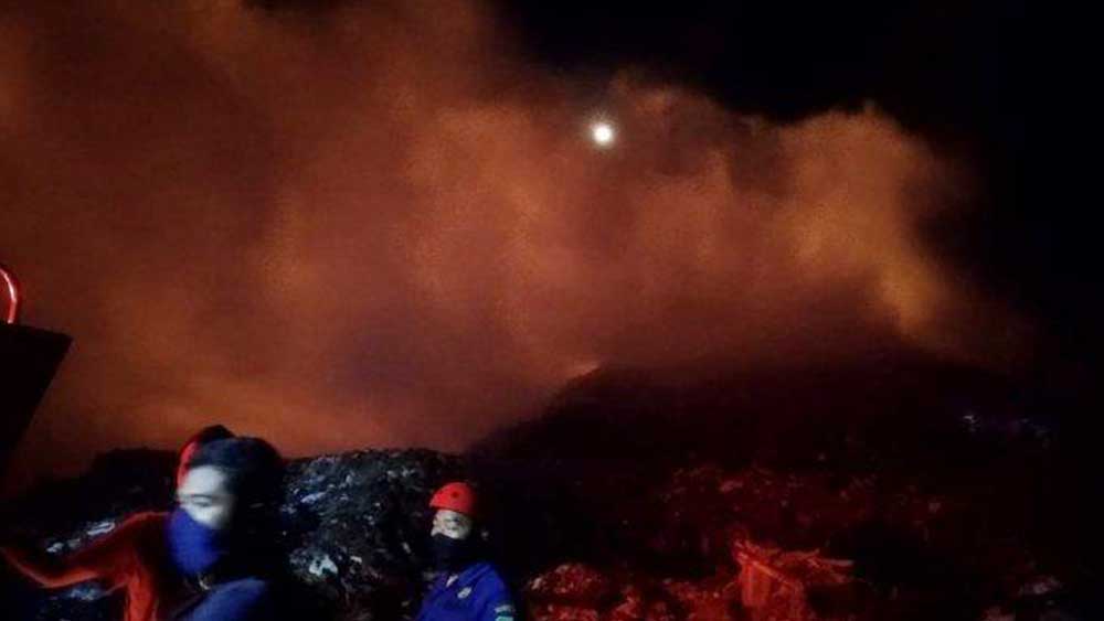 Kebakaran di Majalengka, TPA Heuleut Kadipaten Hangus