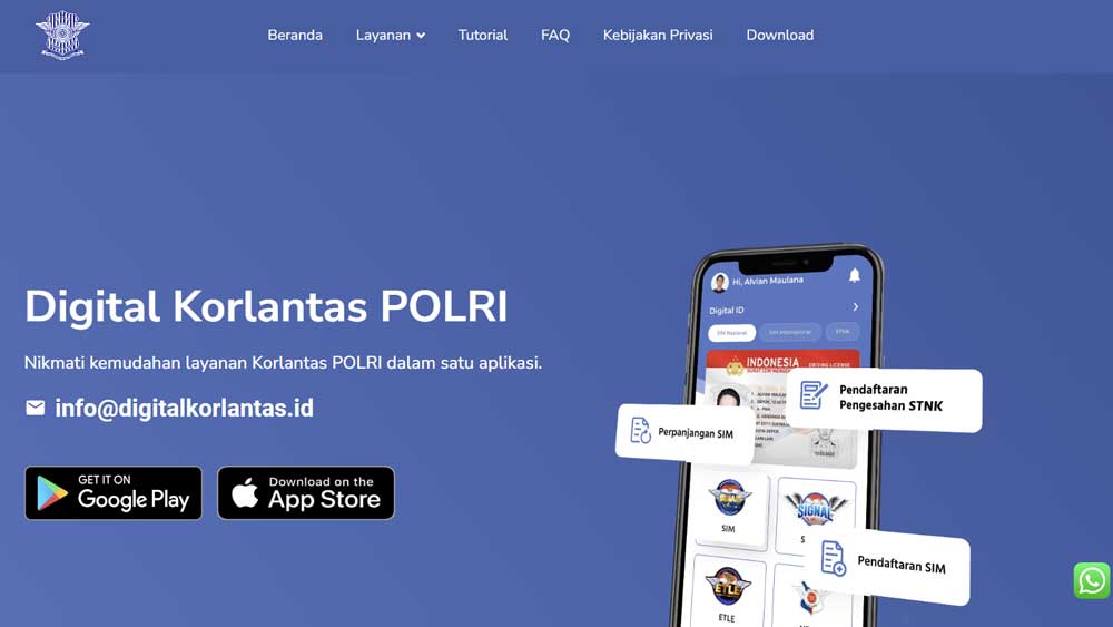 Cara Mudah Bikin dan Perpanjangan SIM, Unduh Aplikasi Digital Korlantas POLRI