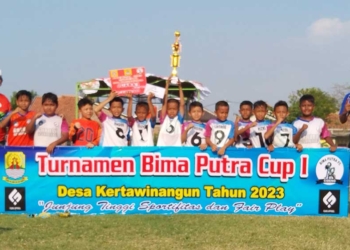 Turnamen Bima Putra Cup 1 Desa Kertawinangun Cirebon Lahirkan Bibit-Bibit Unggul Pemain Sepakbola