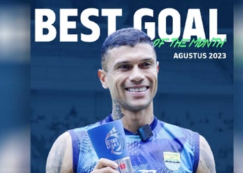 Ciro Alves Raih Penghargaan Gol Terindah Agustus 2023