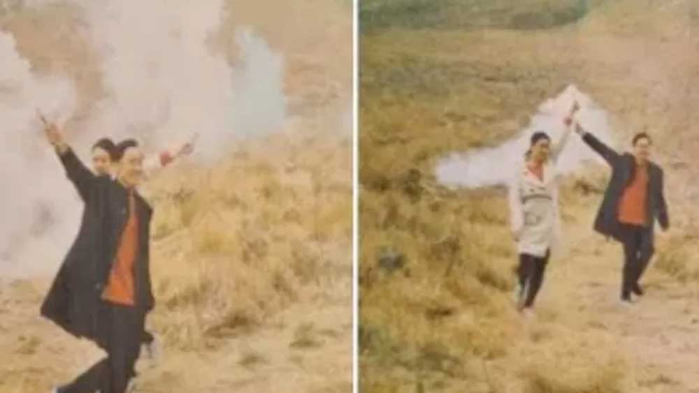 Flare Foto Pre Wedding Sebabkan Kebakaran Bukit Teletubbies Gunung Bromo, Sejumlah Orang Diamankan