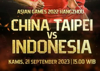 Laga Lanjutan Grup F Asian Games 2023, Timnas Indonesia Vs China Taipei