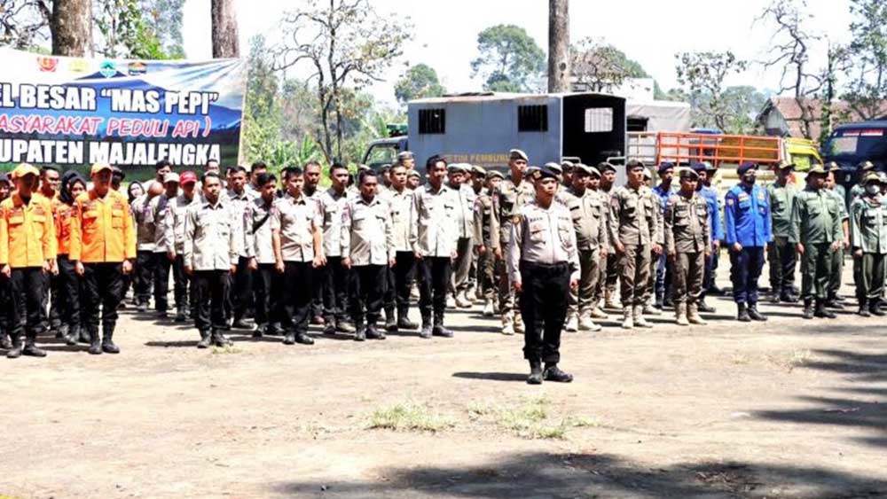 Petugas Gabungan Siap Antisipasi Karhutla di Majalengka