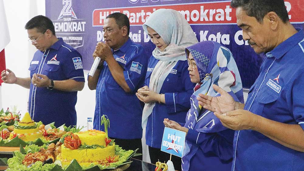 Rayakan HUT Partai, Demokrat Kota Cirebon Move On
