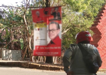 Tertibkan APS Bacaleg Serampangan, Satpol PP Koordinasi dengan Bawaslu Kabupaten Cirebon